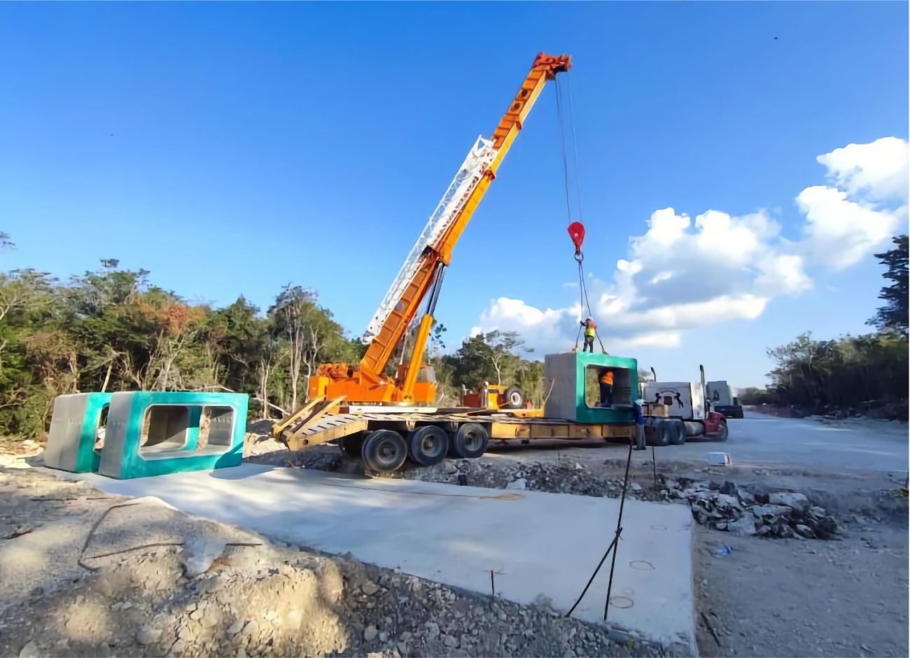 Obras de drenaje transversal — Tren Interoceánico Tapachula